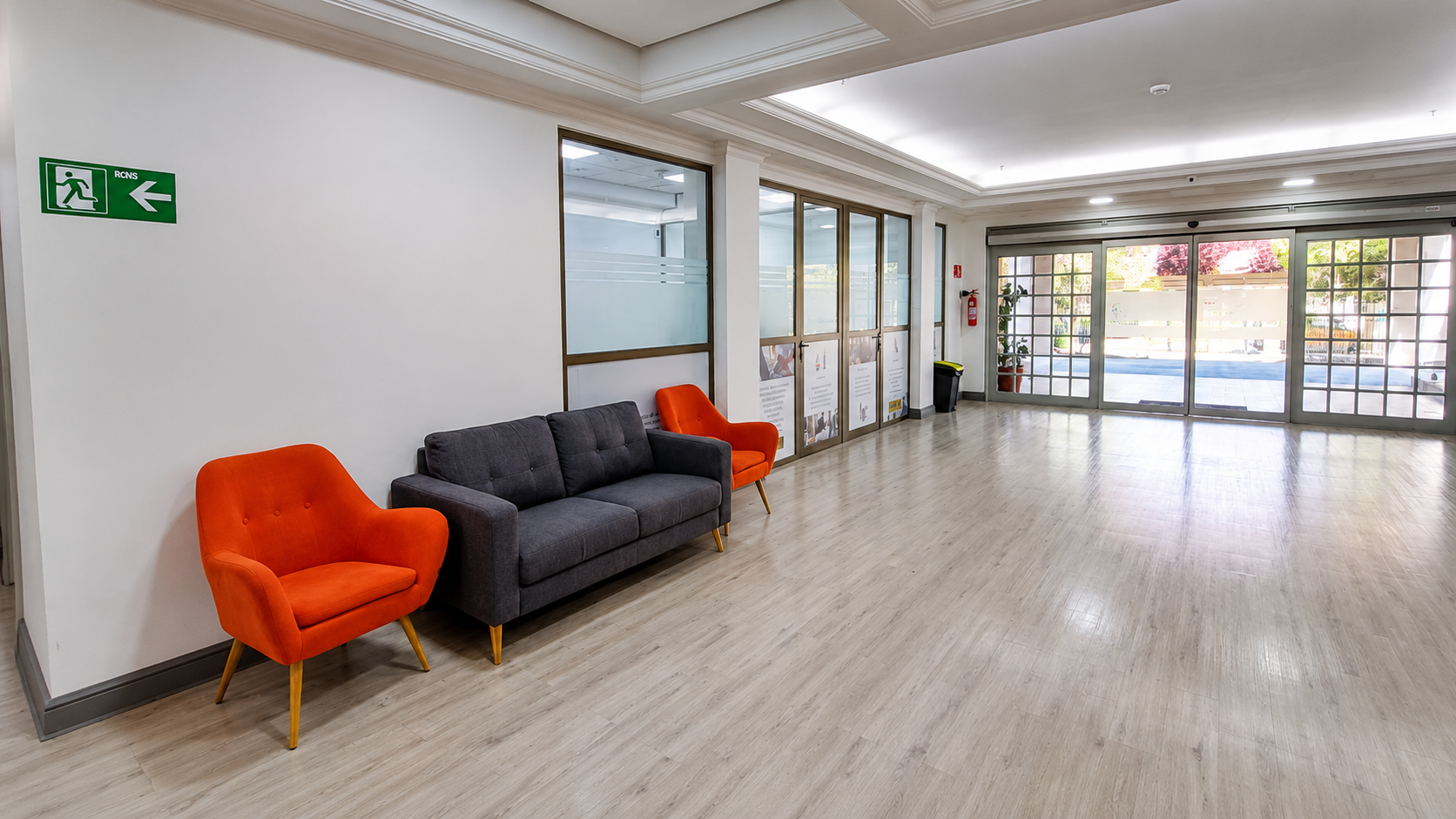 Hall y área de espera renovados en Clínica Los Coihues