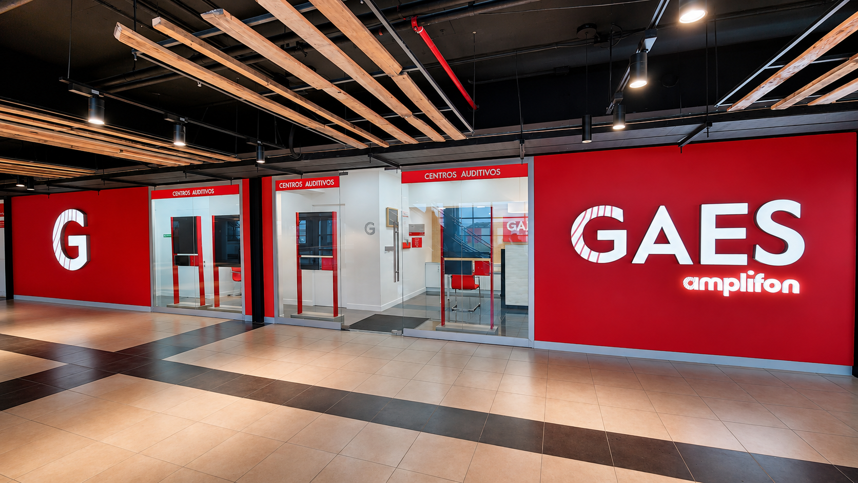 Local GAES integrado en una galería comercial