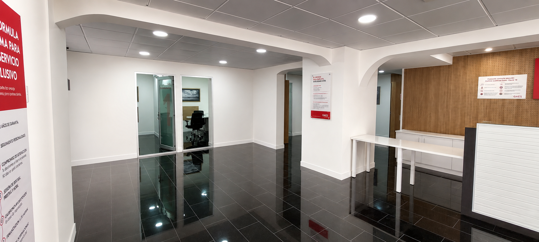 Circulación y acceso interior de GAES Viña Rialto